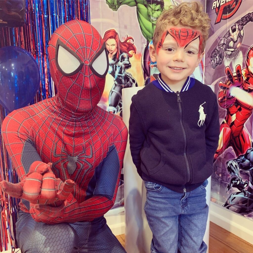 Party Planning Magic: Ideas, Themes, Decoration, and More 7 Party Spiderman theme. Spiderman party. Spiderman face paint. super hero. super hero party. super hero super hero. super hero party idea